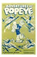Adventures of Popeye Wall Poster