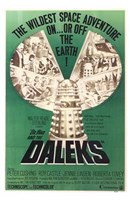 Dr Who and the Daleks Wall Poster