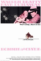 Bonnie and Clyde Beatty Dunaway Wall Poster