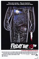 Friday the 13th - Jason Silhouette Campsite Fine Art Print