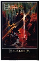Excalibur Found by a King Wall Poster