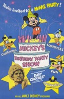 Mickey's Birthday Party Show - 11" x 17"