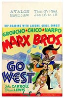 Go West Wall Poster
