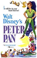 Peter Pan it will live in your heart forever Wall Poster