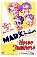 Horse Feathers With The Marx Brothers - 11" x 17"