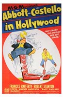 Abbott and Costello in Hollywood, c.1945 Fine Art Print