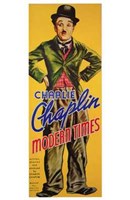 Modern Times Bowler Hat Charlie Chaplin Tall - 11" x 17"