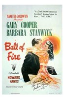 Ball of Fire Wall Poster