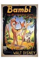 Bambi Walt Disney Wall Poster
