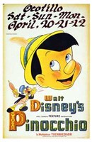 Pinocchio Playing Ocotillo Wall Poster