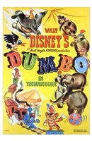 Dumbo Cartoon Wall Poster