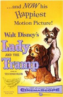 Lady and the Tramp Happiest Motion Picture Fine Art Print