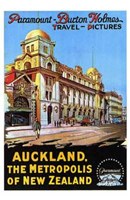 Auckland  the Metropolis of New Zealand - 11" x 17"