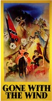 Gone with the Wind - Clark Gable & Vivien Leigh on Stairs Wall Poster