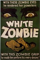 White Zombie Wall Poster