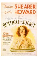Romeo and Juliet Shearer & Howard Wall Poster