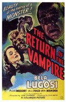 The Return of the Vampire Wall Poster
