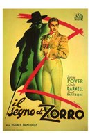 The Mark of Zorro (spanish) Wall Poster