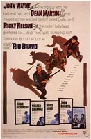 Rio Bravo - characters Framed Print