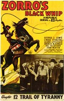 Zorro's Black Whip Chapter 12 Wall Poster