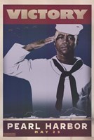 Pearl Harbor Art Deco Victory Wall Poster