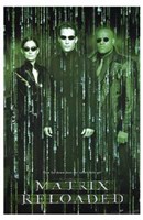 The Matrix Reloaded Code Wall Poster