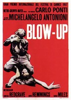 Blow Up Black, White & Red Wall Poster
