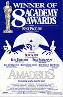Amadeus 8  Academy Awards Wall Poster