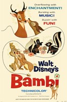 Bambi Enchantment Music Fun Wall Poster
