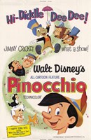 Pinocchio Hi-Diddle Dee Dee! Wall Poster