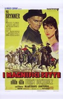 The Magnificent Seven Brynner Wallach McQueen Wall Poster