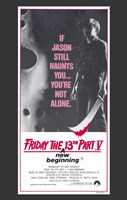 Friday the 13Th Part 5 New Beginning Wall Poster
