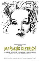 Marlene Dietrich - drawing Wall Poster