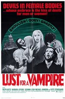 Lust for a Vampire Wall Poster