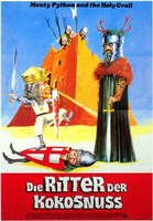 Monty Python and the Holy Grail - men fighting Wall Poster