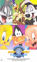 Warner Brothers Looney Tunes Cartoon Characters Framed Print