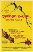 Lawrence of Arabia Yellow Wall Poster
