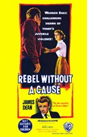 Rebel Without a Cause Bright Yellow Wall Poster