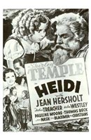 Heidi Black And White Film Poster Wall Poster