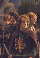 Lord of the Rings: Fellowship of the Ring Hobbits Framed Print