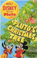 Pluto's Christmas Tree Wall Poster