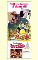 Snow White and the Seven Dwarfs Movie Scenes Wall Poster