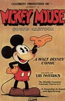 Mickey Mouse - Sound Cartoon Fine Art Print