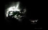 Batman Begins Batmobile Wall Poster