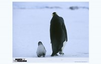 March of the Penguins Mother and Baby Penguins - 17" x 11" - $15.49