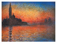 San Giorgio Maggiore by Twilight (Sunset In Venice) Fine Art Print