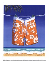 Beach Bound - Boardshorts Fine Art Print