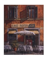 Caf Roma Fine Art Print