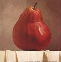Red Pear Fine Art Print