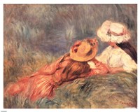 Jeune Filles Au Bord De L'Eau by Pierre-Auguste Renoir - various sizes